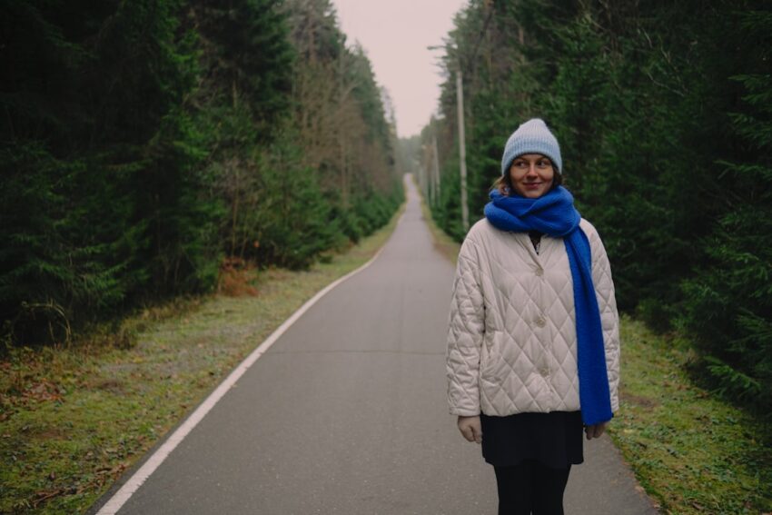 Photo quilted jacket