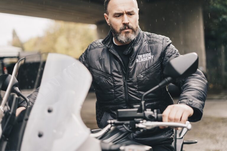 Photo biker jacket